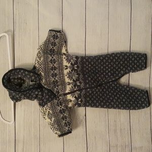 Winter Fleece One Piece Bunting 0-6 mos